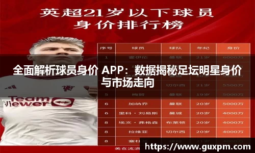 全面解析球员身价 APP：数据揭秘足坛明星身价与市场走向